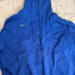 Nike Men's Royal Blue Hoodie